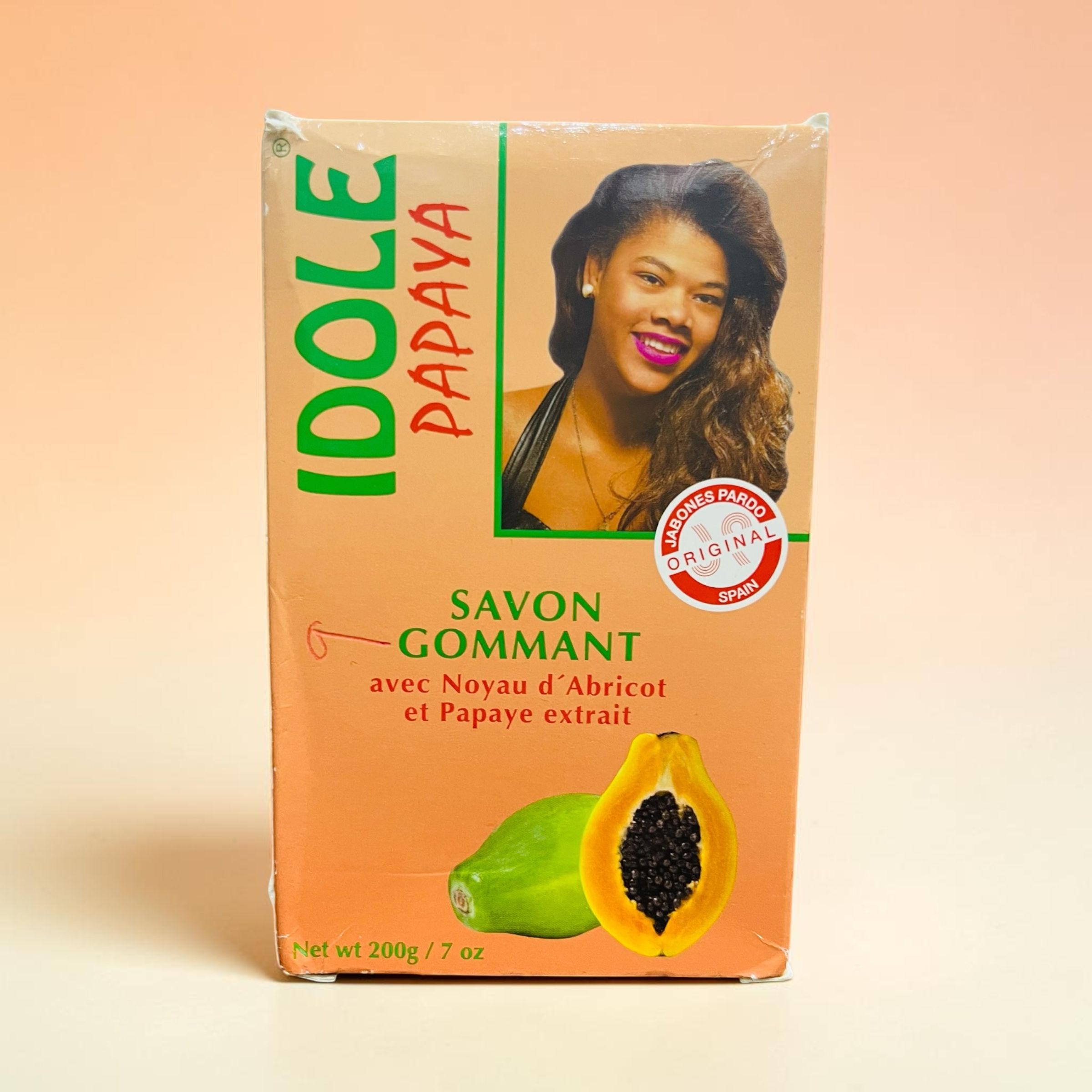 IDOLE PAPAYA EXFOLIATING SOAP 200G